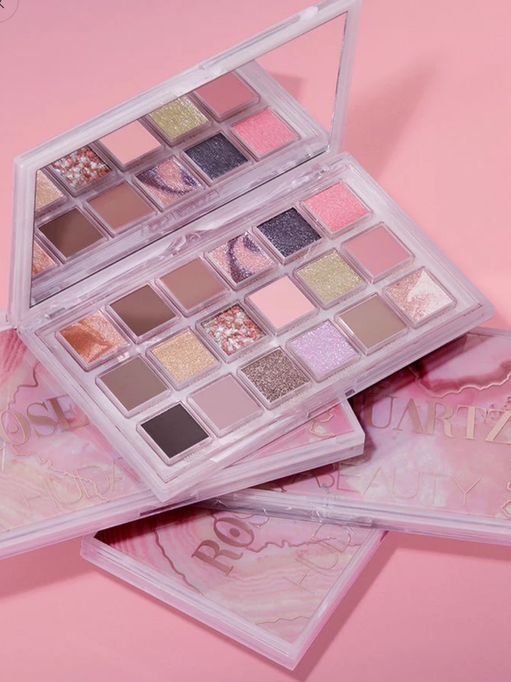 ⭐️HUDA BEAUTY⭐️ Rose Quartz Eyeshadow Palette - Pink Palette